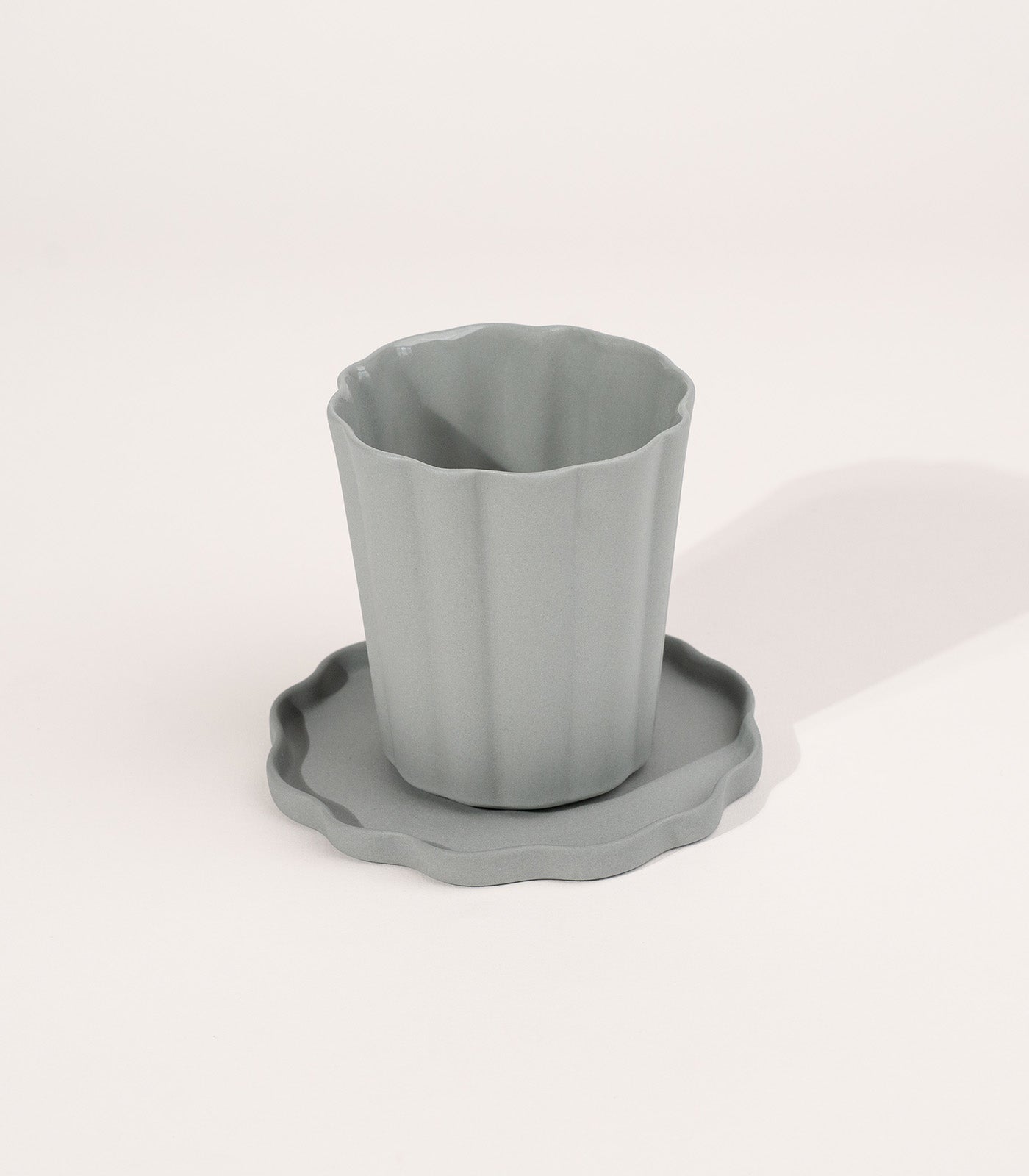 Peony Espresso Cup Gray