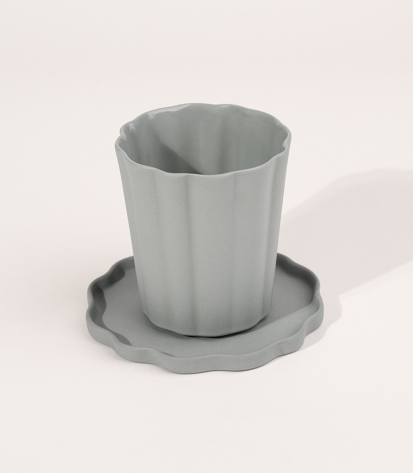 Peony Latte Cup Grey