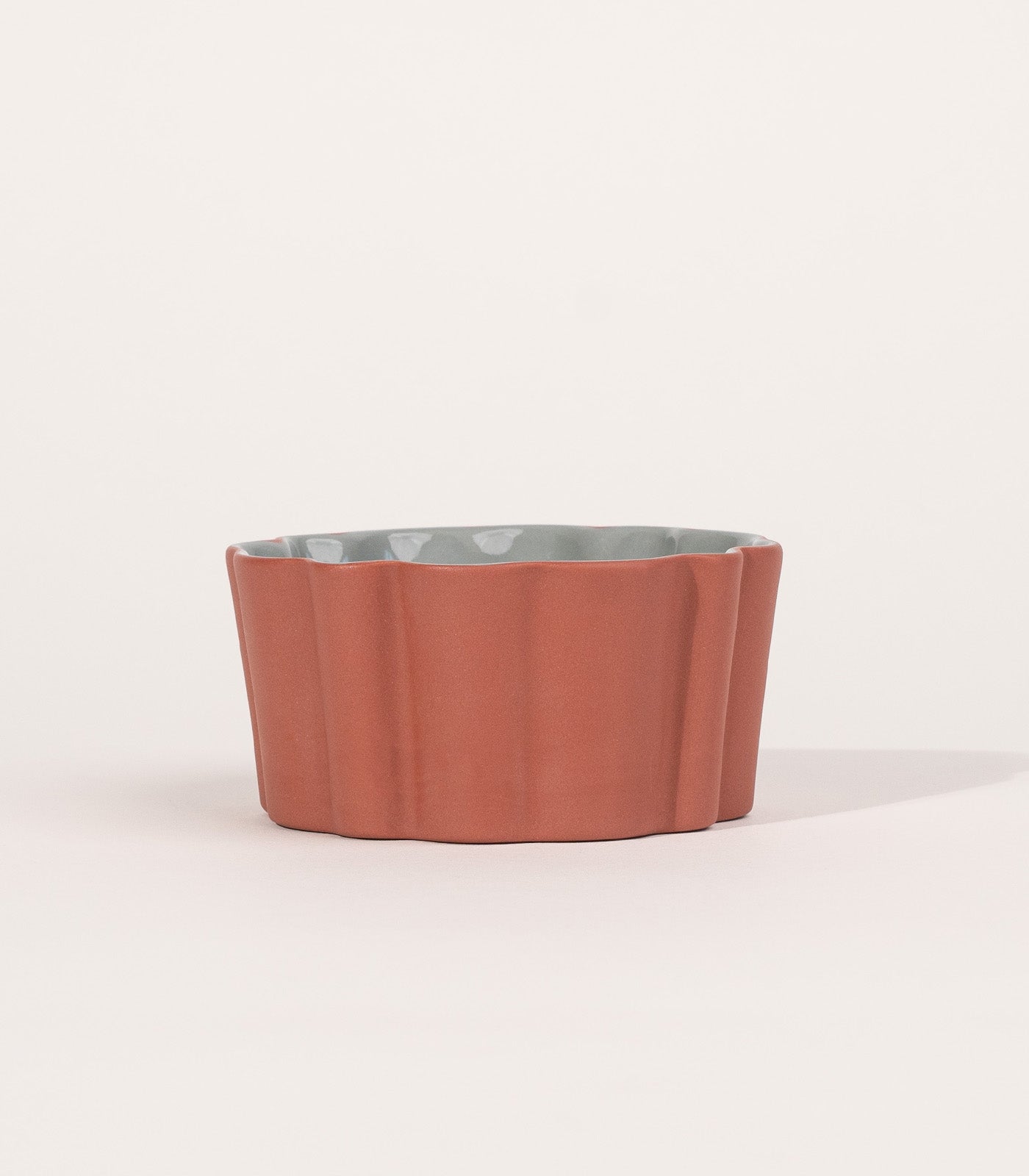 Peony Bowl Earth - Grey